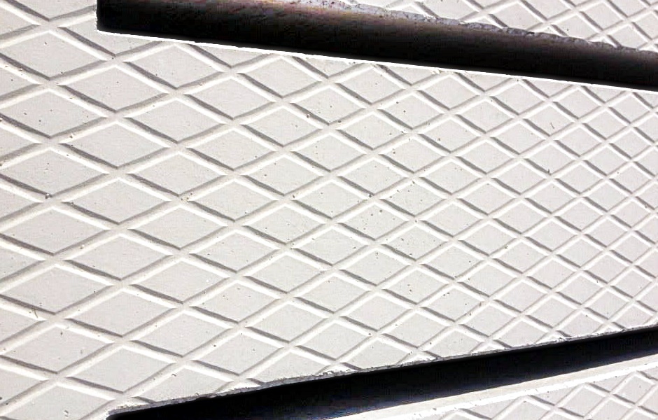 100x200 cm Ahır Beton Izgarası — Beton Yüzey Dokusu